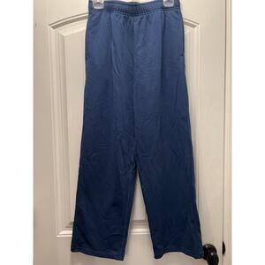 NWT Pumiey Women’s High Waisted Wide Leg Pull On‎ Active Sweatpants Size M Blue